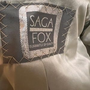 Saga Fox original fur coat